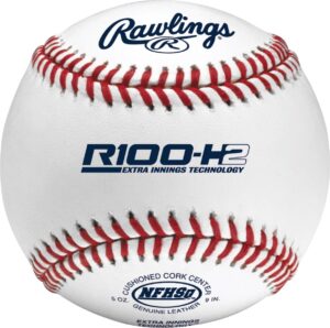 rawlings | nfhs nocsae high school game baseballs | r100-h2 | game/practice use | 12 count