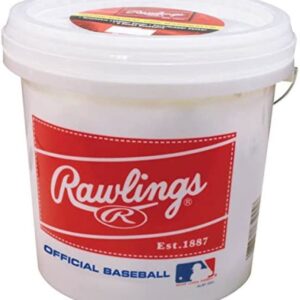 Rawlings | Official League Recreational Use Practice Baseballs | Youth/8U | R8U | Bucket | 24 Count (Pack of 1)