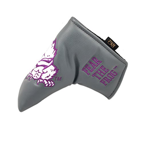 PRG Americas NCAA TCU Horned Frogs Blade Putter Cover, Gray, One Size