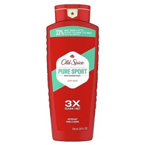 Old Spice Body Wash for Men, High Endurance Pure Sport, 24 Fl Oz (Pack Of 4)