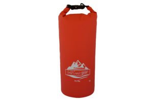 dry bag waterproof sack multiple sizes with shoulder strap (red, 10l)