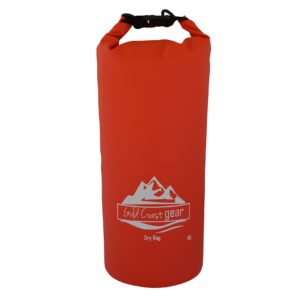 Dry Bag Waterproof Sack Multiple Sizes with Shoulder Strap (Red, 10L)