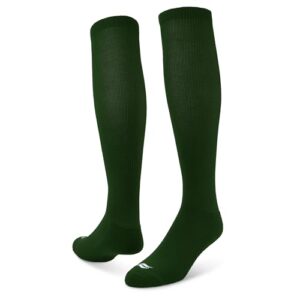 Sof Sole All Sport Over-the-Calf Team Athletic Performance Socks (2 Pair), Small, Forest Green