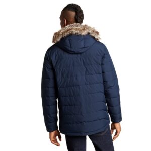 Eddie Bauer Men's Boundary Pass Down Parka, Medium Indigo, Large