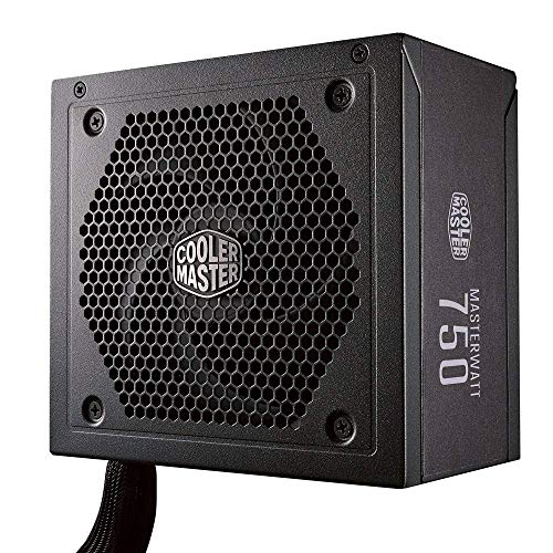 Cooler Master MasterWatt 750 Watt Semi-fanless Modular Power Supply, 80 Plus Bronze Certified