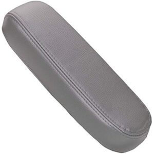 the seat shop driver or passenger replacement armrest cover - medium flint (gray) vinyl (compatible with 2002-2007 ford f250 and f350 lariat, and 2002-2005 ford excursion limited and xlt)