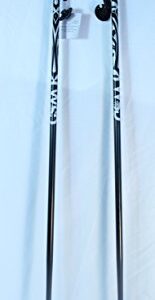 Ski Poles Downhill/Alpine Aluminum Black/Silver Ski Poles Pick Size Pair with Baskets 2023 Model (115cm/46)