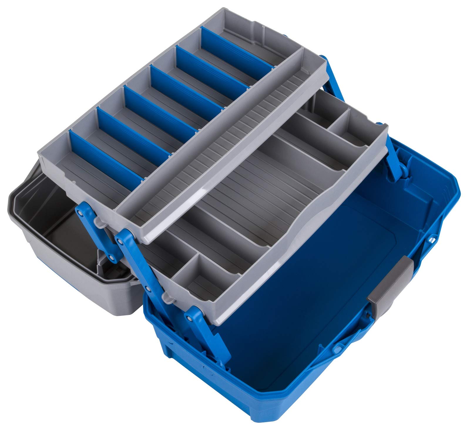 Flambeau Outdoors 6382TB 2-Tray - Classic Tray Tackle Box - Blue/Gray