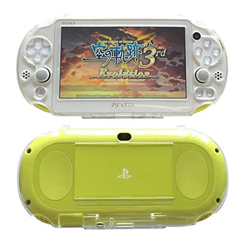 RDFJ Full Cover Skin Crystal Clear Hard Case for PSVita2000 Series