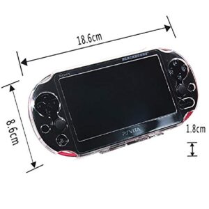 RDFJ Full Cover Skin Crystal Clear Hard Case for PSVita2000 Series