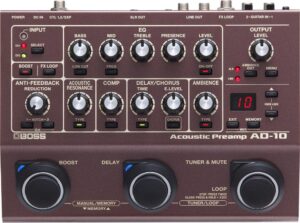 boss ad-10 acoustic guitar processor pedal