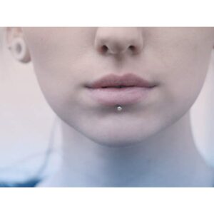 CrazyPiercing 6Pcs 16G 6-10MM Stainless Steel Lip Rings Nose Studs Piercing Internally Threaded