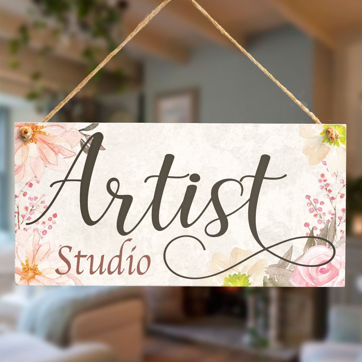 Meijiafei Artist Studio - Art Studio Door Gift Sign 10"x5"