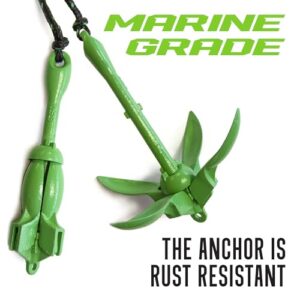 Gradient Fitness Kayak Anchor | Paddle Board Anchor, Small Boat and Canoe Anchors, Jet Ski Anchor, Jetski Accessory, PWC Anchor, Kayak Anchor Kit.