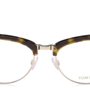 Tom Ford Oval Eyeglasses TF5471 052 Dark Havana/Gold 53mm FT5471