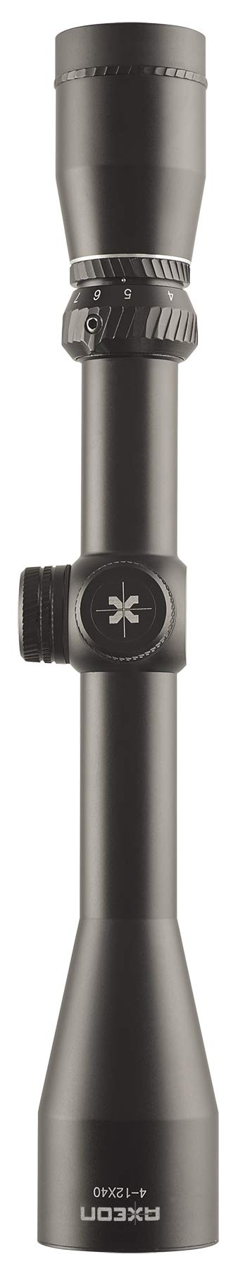 Axeon Optics Hunting Series Plex Reticle Rifle Scope, 4-12x40mm