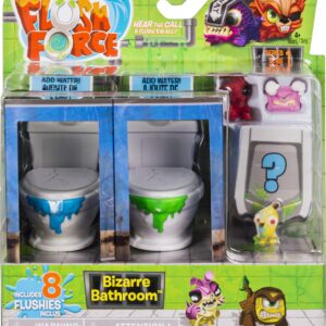 Flush Force - Series 1 - Bizarre Bathroom Collectible 8-Pack Figures (Color/Styles May Vary)