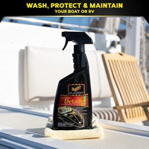 Meguiar's New Boat Owner's Essentials Box - Boat Cleaning Kit With Premium Marine-Grade Products for Your Boat or RV