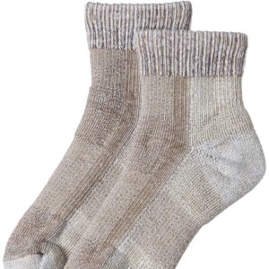 Thorlos LTHMX Max Cushion Hiking Ankle Socks, Khaki, Small