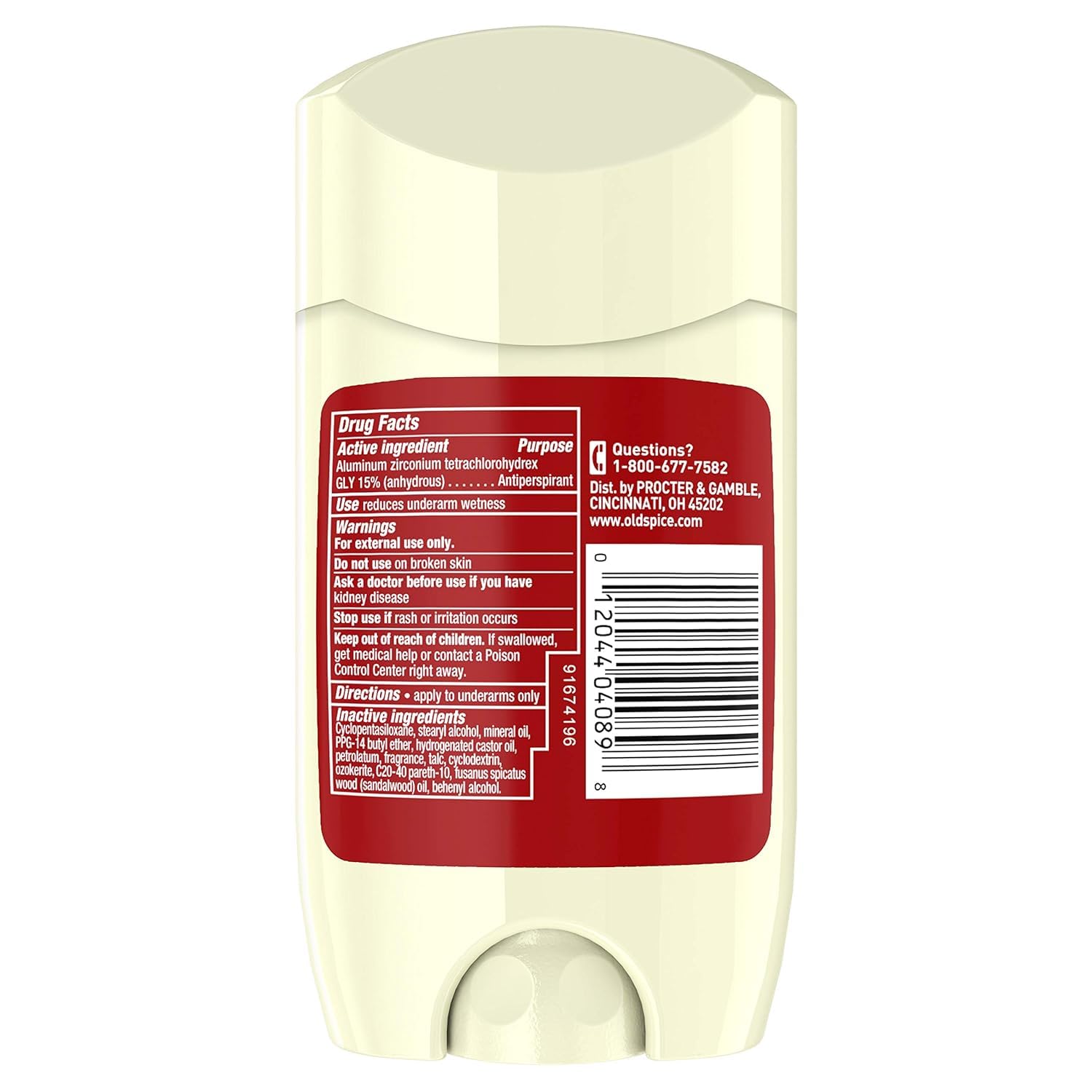 Old Spice Fresher Collection Anti-Perspirant & Deodorant Timber - 2.6 oz, Pack of 3