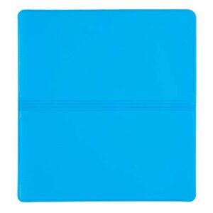 Sky Blue Vinyl Checkbook Cover, Top Tear Personal Vinyl Checkbook Cover