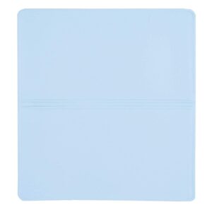 Baby Blue Vinyl Checkbook Cover, Top Tear Personal Vinyl Checkbook Cover