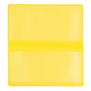 Yellow Vinyl Checkbook Cover, Top Tear Personal Vinyl Checkbook Cover