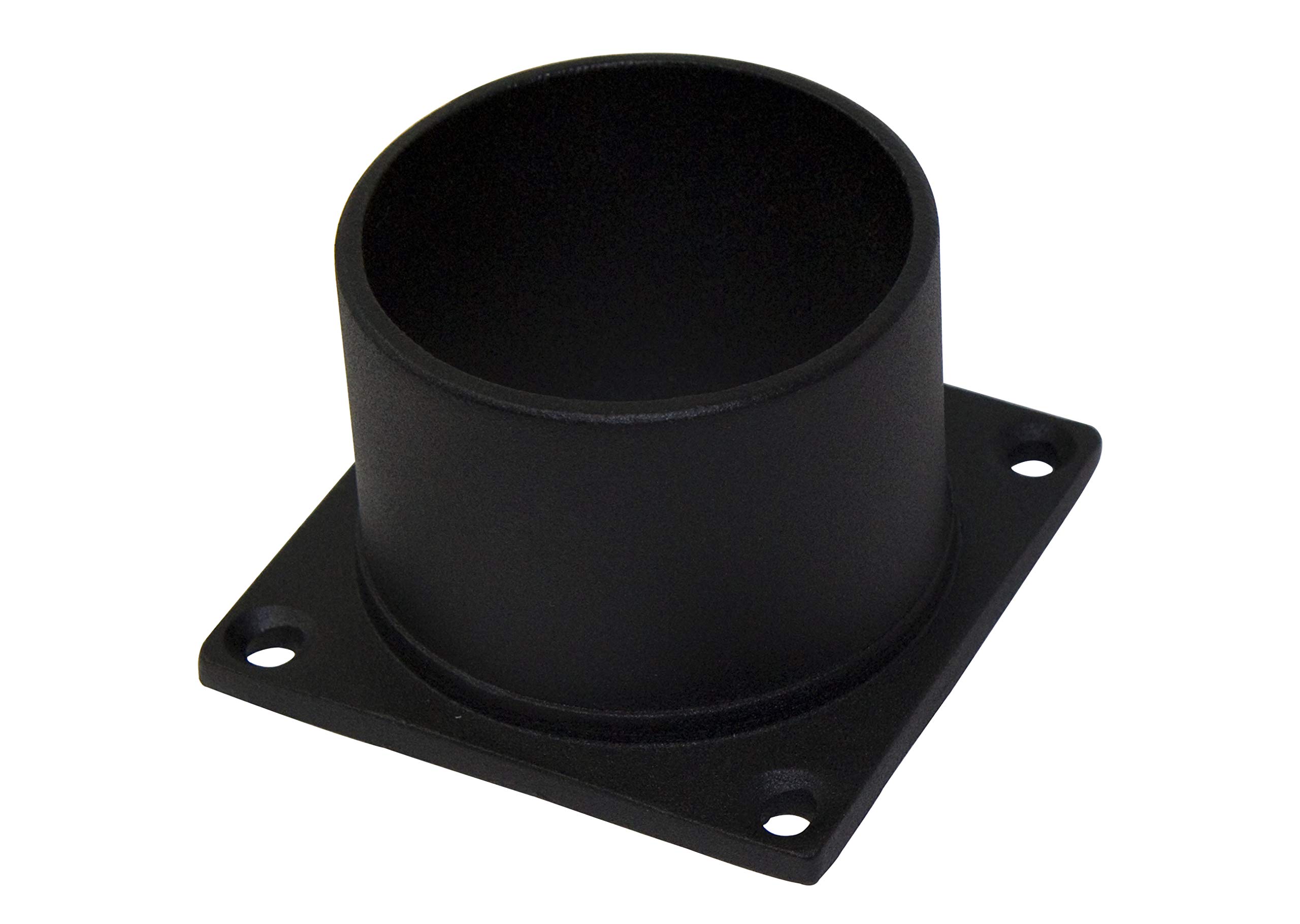 Solus S349-BK Black Pier Mount Adapter for 3" Post Lighting Fixtures