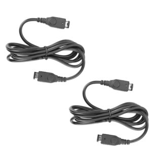 traderplus 2pcs gba sp link cable 2 player game link connect cable cord compatible for nintendo gameboy advance and sp