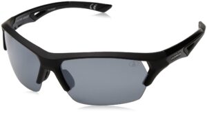 ironman men's excursion sunglasses wrap, black, 63 mm