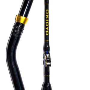 OKIAYA Venom Pro The Destroyer Deep Drop Bent Butt Pac Bay Roller Rod 80-160LB