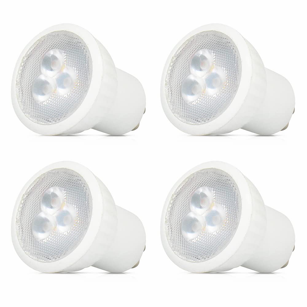 Night Blazers MR11 GU10 LED Bulb 3W Non-Dimmable 35MM Small Bulb 35W Halogen Bulbs Equivalent Bright Warm White 120V for Recessed Lighting, Track Lighting, Spotlight, Household Mini Bulbs 4 Pack