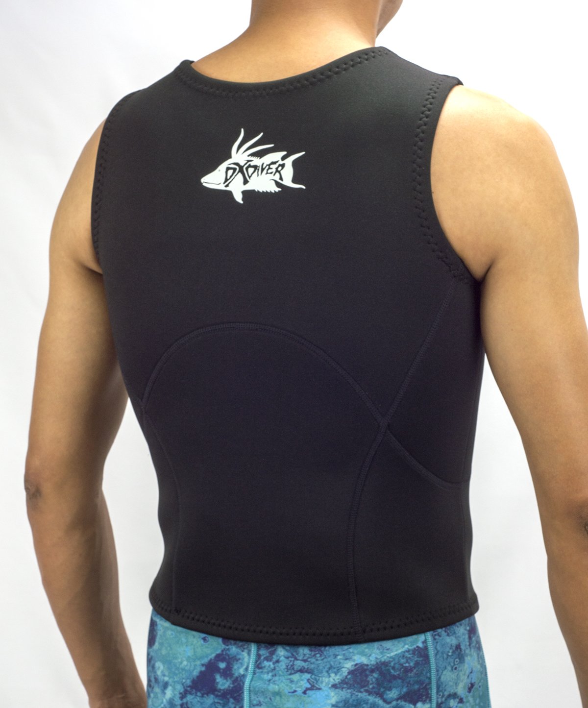 DXDivers 2MM Vest with PAD ON Chest Scuba Diving Freediving Spearfishing (Medium)