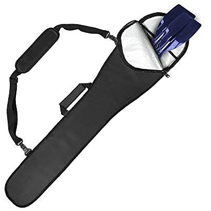 LIXADA Kayak Paddle Bag Long Kayak Boat Canoe Paddle Storage Bag Holder Pouch Cover (Black)