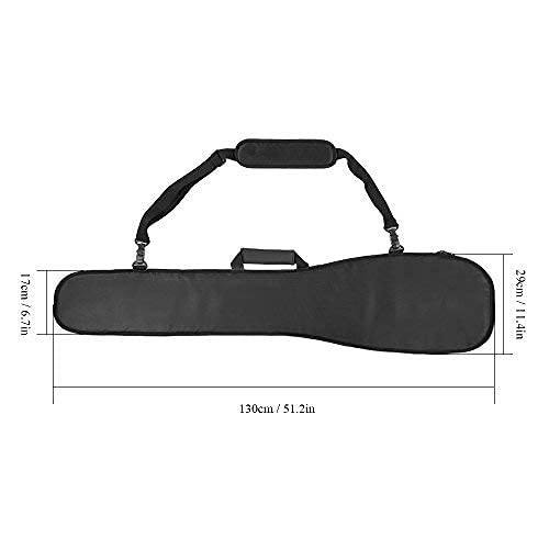 LIXADA Kayak Paddle Bag Long Kayak Boat Canoe Paddle Storage Bag Holder Pouch Cover (Black)