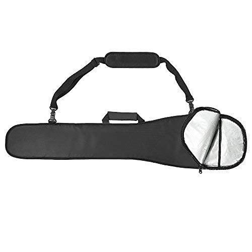 LIXADA Kayak Paddle Bag Long Kayak Boat Canoe Paddle Storage Bag Holder Pouch Cover (Black)