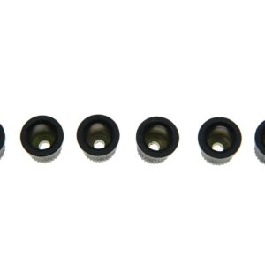 Dopro Set of 6 Black Guitar String Through Body 5/16" String Ferrules for American Standard Telecaster