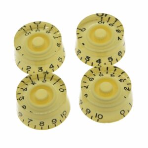 Dopro 4pcs Vintage Cream Guitar Speed Dial Knobs Control Knob fits LP Guitar