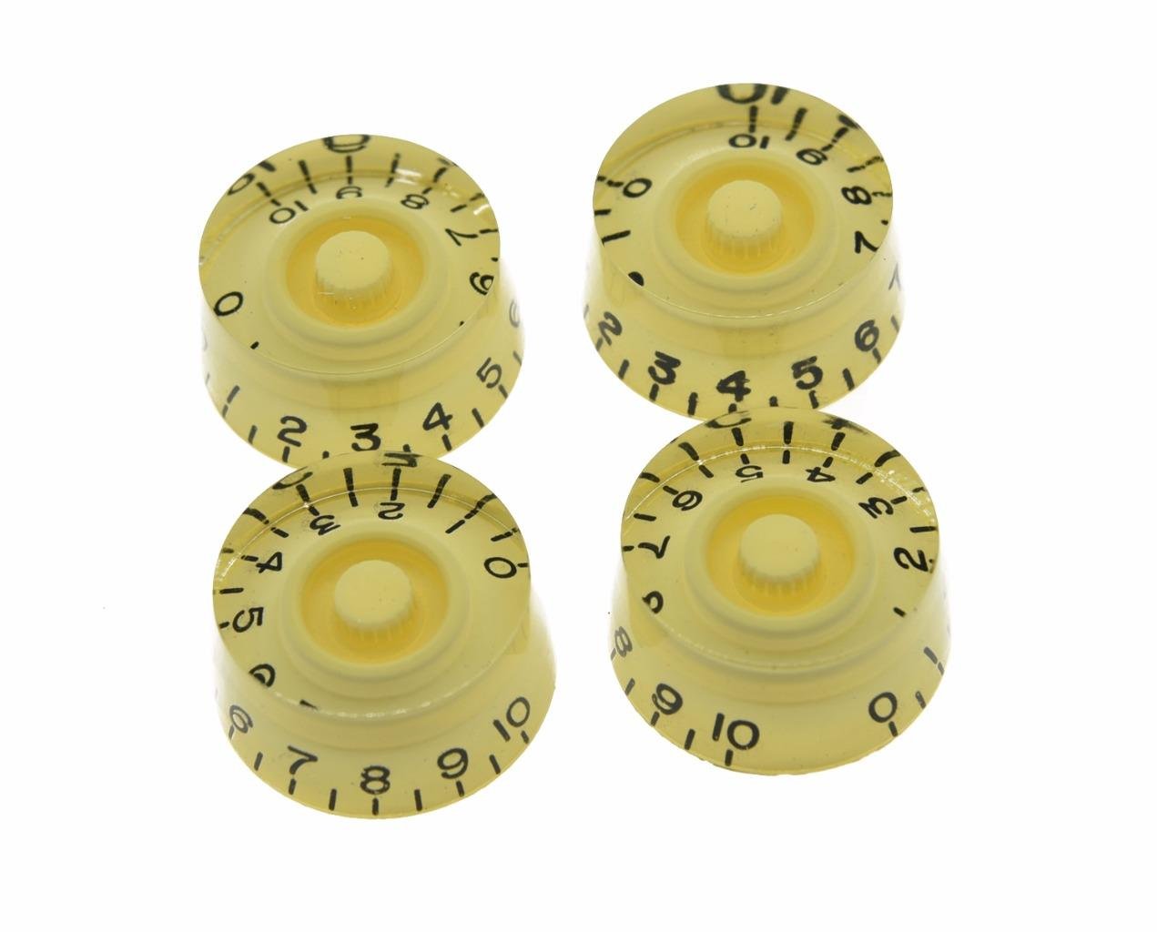 Dopro 4pcs Vintage Cream Guitar Speed Dial Knobs Control Knob fits LP Guitar