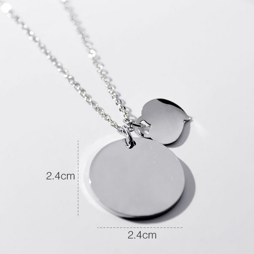 Blerameng Christmas Mother's Day Gift The Love Between a Grandmother and Granddaughter is Forever and I Love You Forever Thanksgiving Pendant Necklace