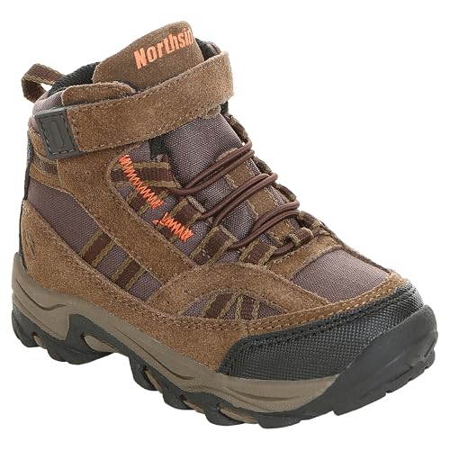 Northside Baby Rampart MID Hiking Boot, Medium Brown, 5 Medium US Toddler