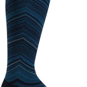 Sockwell Women's Full Flattery Moderate Graduated Compression Sock, Navy - M/L