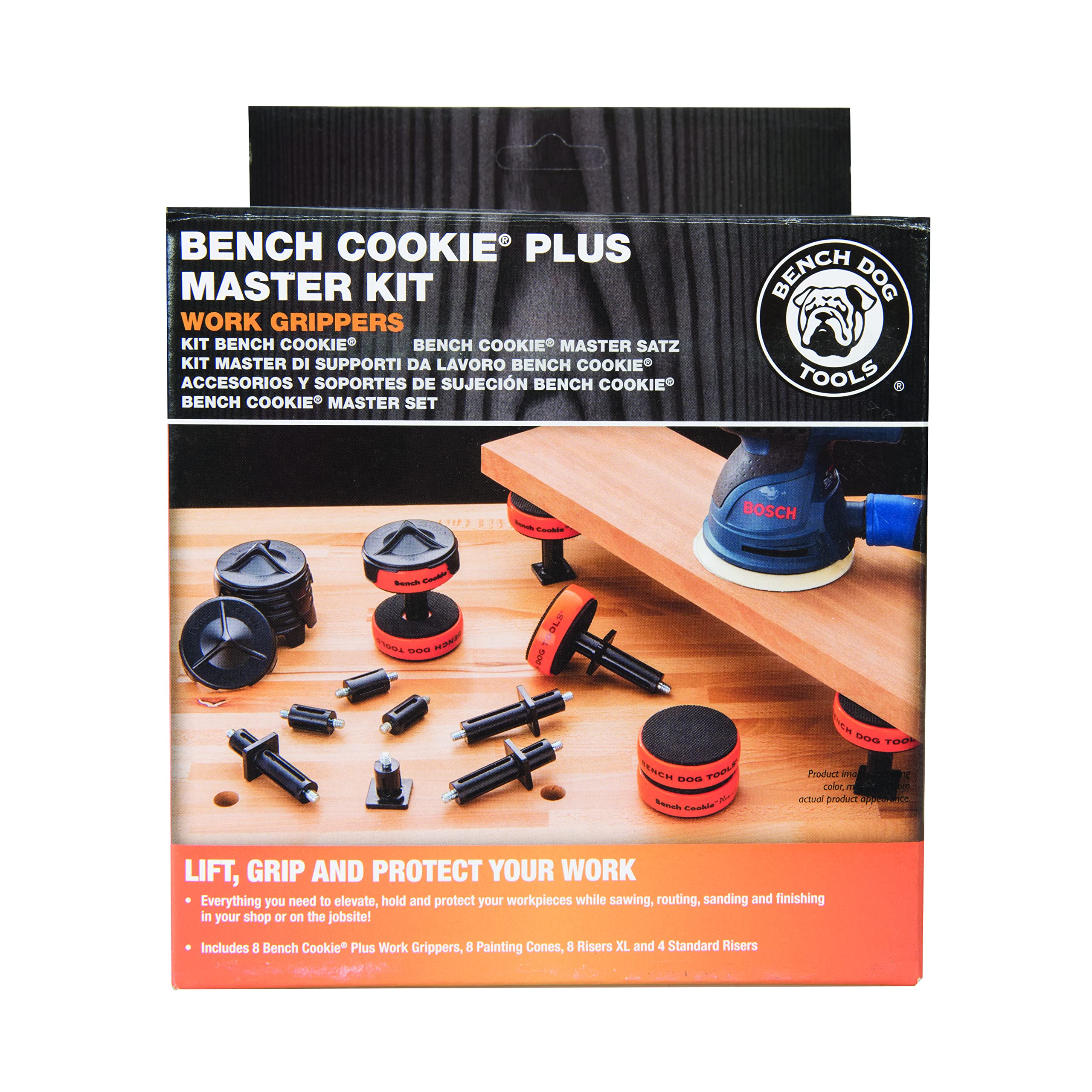 Bench Dog 518609 Bench Cookie® Plus Master Kit 28pce 28pce, Black