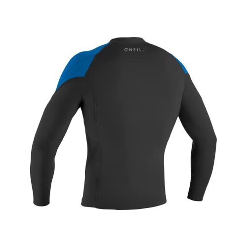 O'Neill Youth Reactor-2 2mm Long Sleeve Top, Black/Ocean, 12