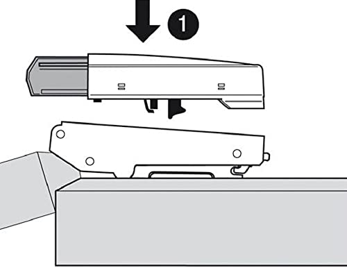 (8 PCS) Blum BLUMOTION 973A0500 Soft and Effortless Self Closing Mechanism for Full Overlay Hinge Application, Made in Austria, Kitchen Hinge Damper, Cabinet Door Soft Close Hinge Buffer