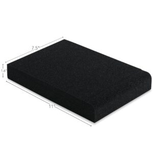 Sound Addicted - Studio Monitor Isolation Pads for 5 Inch Monitors, Pair of Two High Density Acoustic Foam which Fits most Speaker Stands | SMPad 5