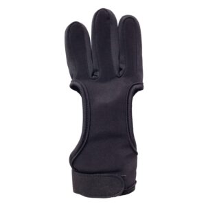 EAmber Archery Shooting Gloves Leather Bow Protective Archery Gloves Three Finger Recurve Bow Archery Glove