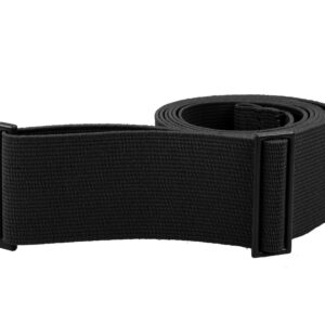 Gelante Lady Invisible Belt - Web Canvas Elastic Adjustable Skinny No Show Belt-2051-BLack (14+)