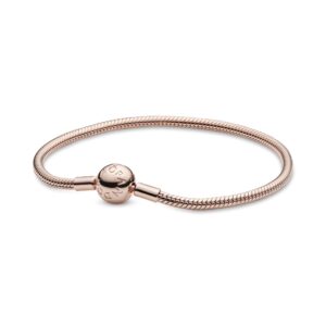 pandora smooth rose clasp bracelet