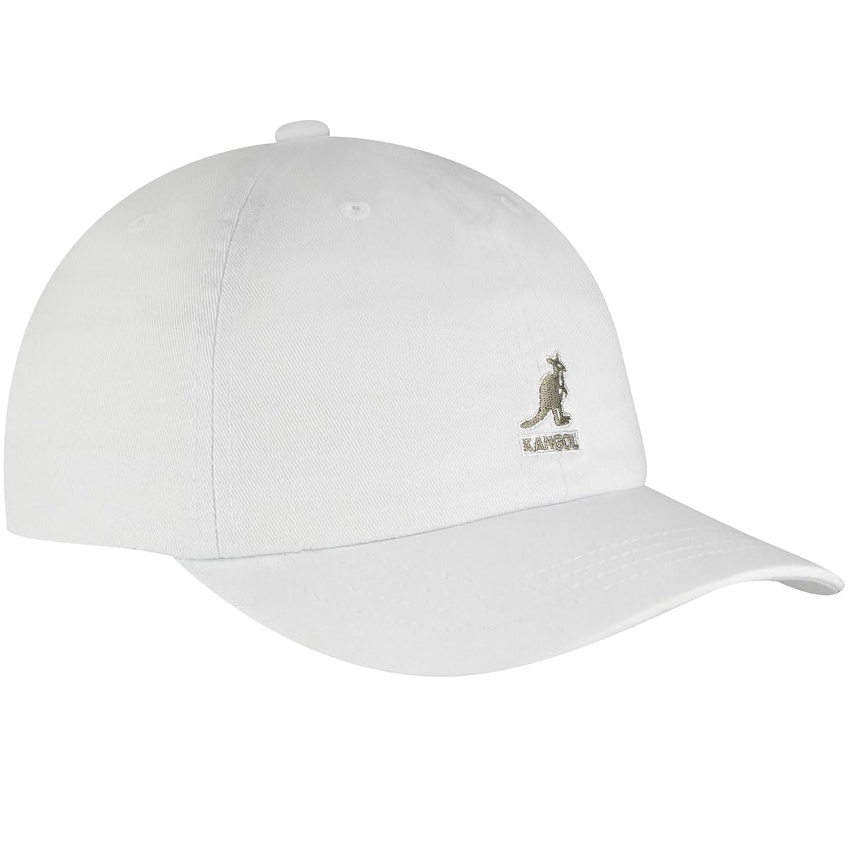 Kangol Washed Baseball - White/1SFM White, One Size